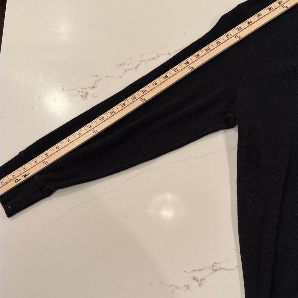 Banana Republic Black Henley Pullover Sweatshirt Men’s Large - Picture 6 of 6